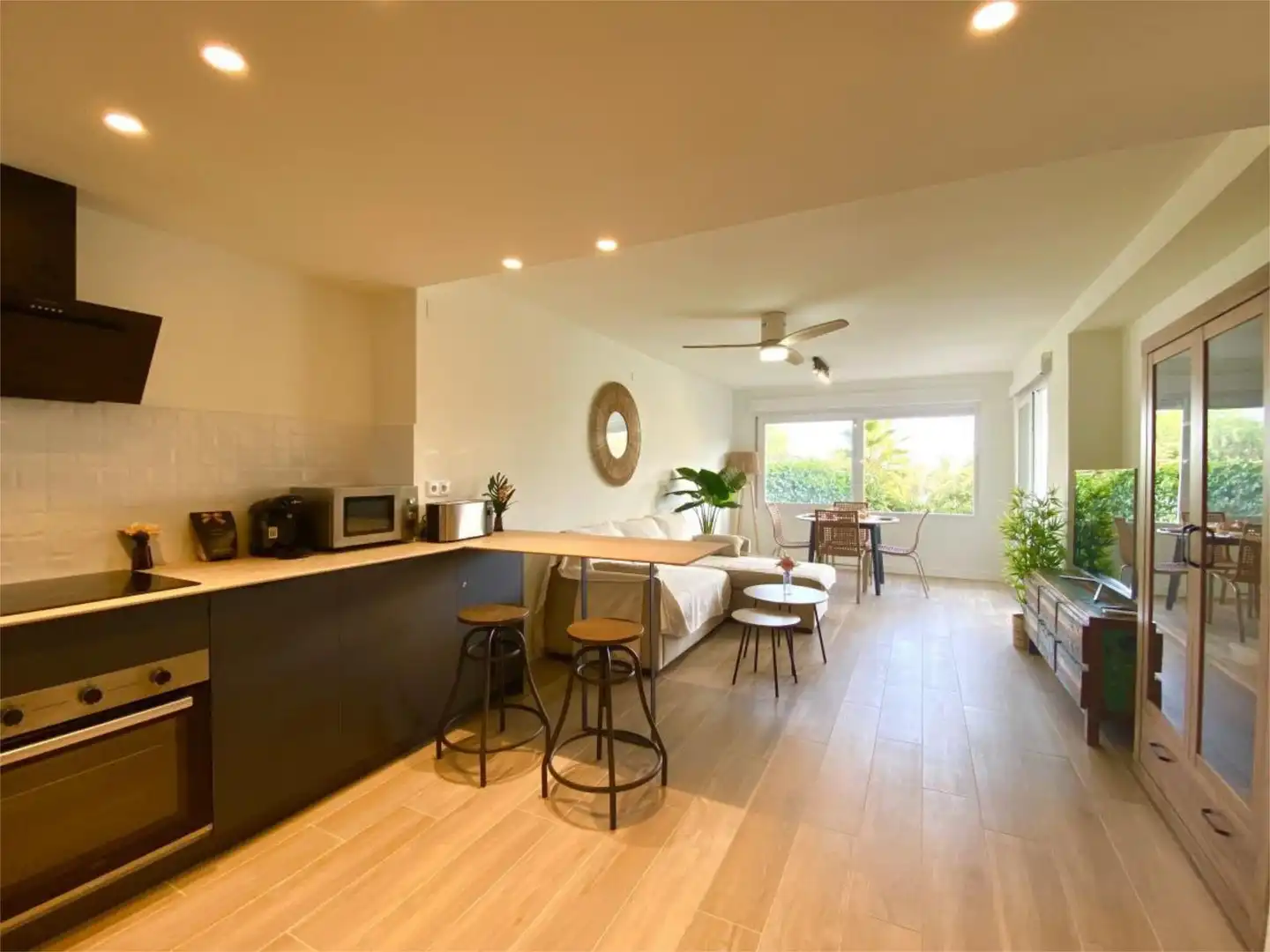 Kitchen of Flat for sale in Villajoyosa / La Vila Joiosa  with Heating, Private garden and Parquet flooring