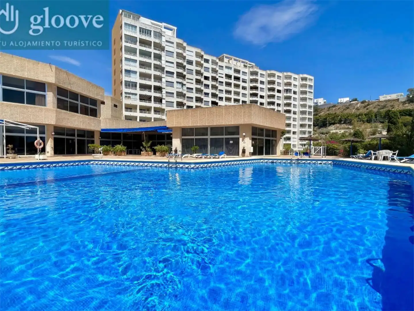 Swimming pool of Flat for sale in Villajoyosa / La Vila Joiosa  with Heating, Private garden and Parquet flooring