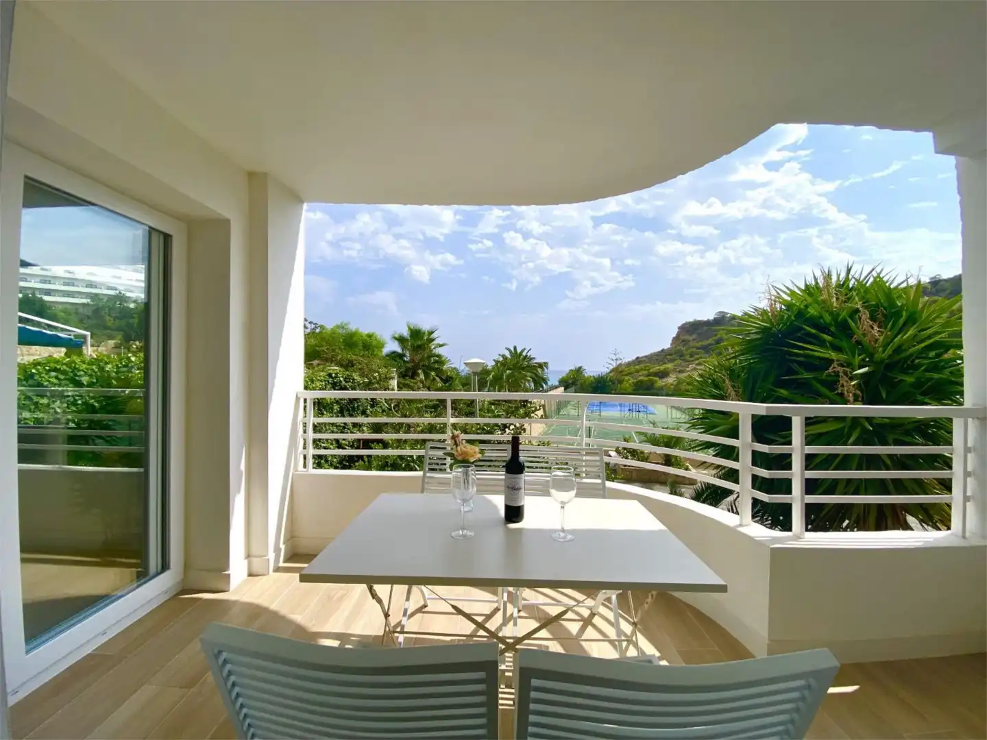 Terrace of Flat for sale in Villajoyosa / La Vila Joiosa  with Heating, Private garden and Parquet flooring