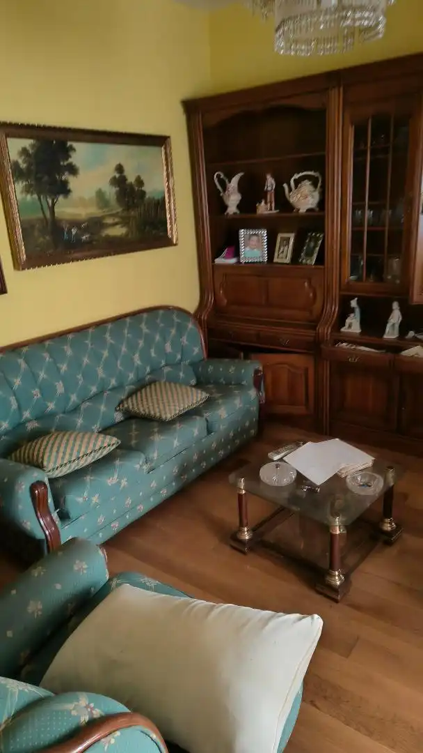 Sala d'estar de Finca rústica en venda en Nava amb Calefacció, Jardí privat i Terrassa