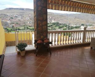 Terrace of Single-family semi-detached to rent in Roquetas de Mar  with Air Conditioner, Terrace and Balcony