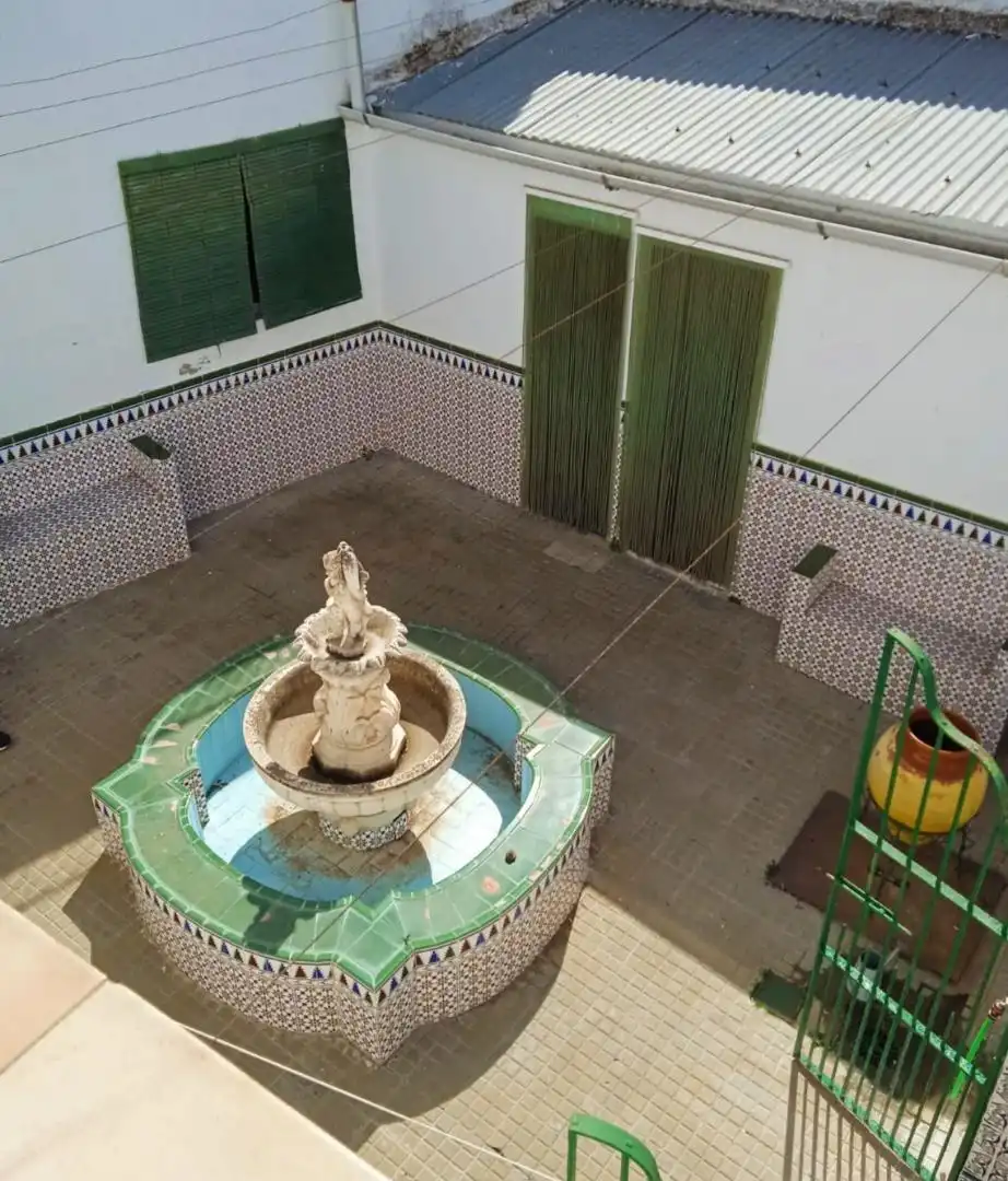 Garten von Einfamilien-Reihenhaus zum Verkauf in Valencia del Ventoso mit Abstellraum und Balkon