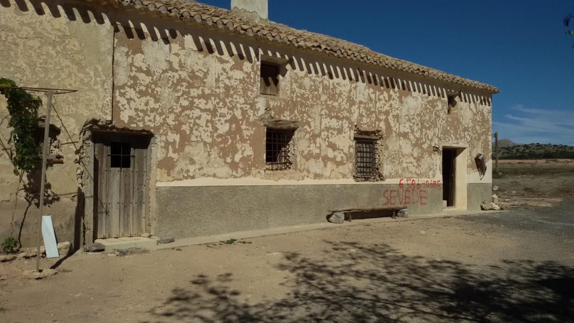 Vista exterior de Finca rústica en venta en Alhama de Murcia con Jardín privado, Terraza y Trastero