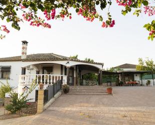 Exterior view of House or chalet for sale in Peñaflor  with Air Conditioner, Heating and Private garden