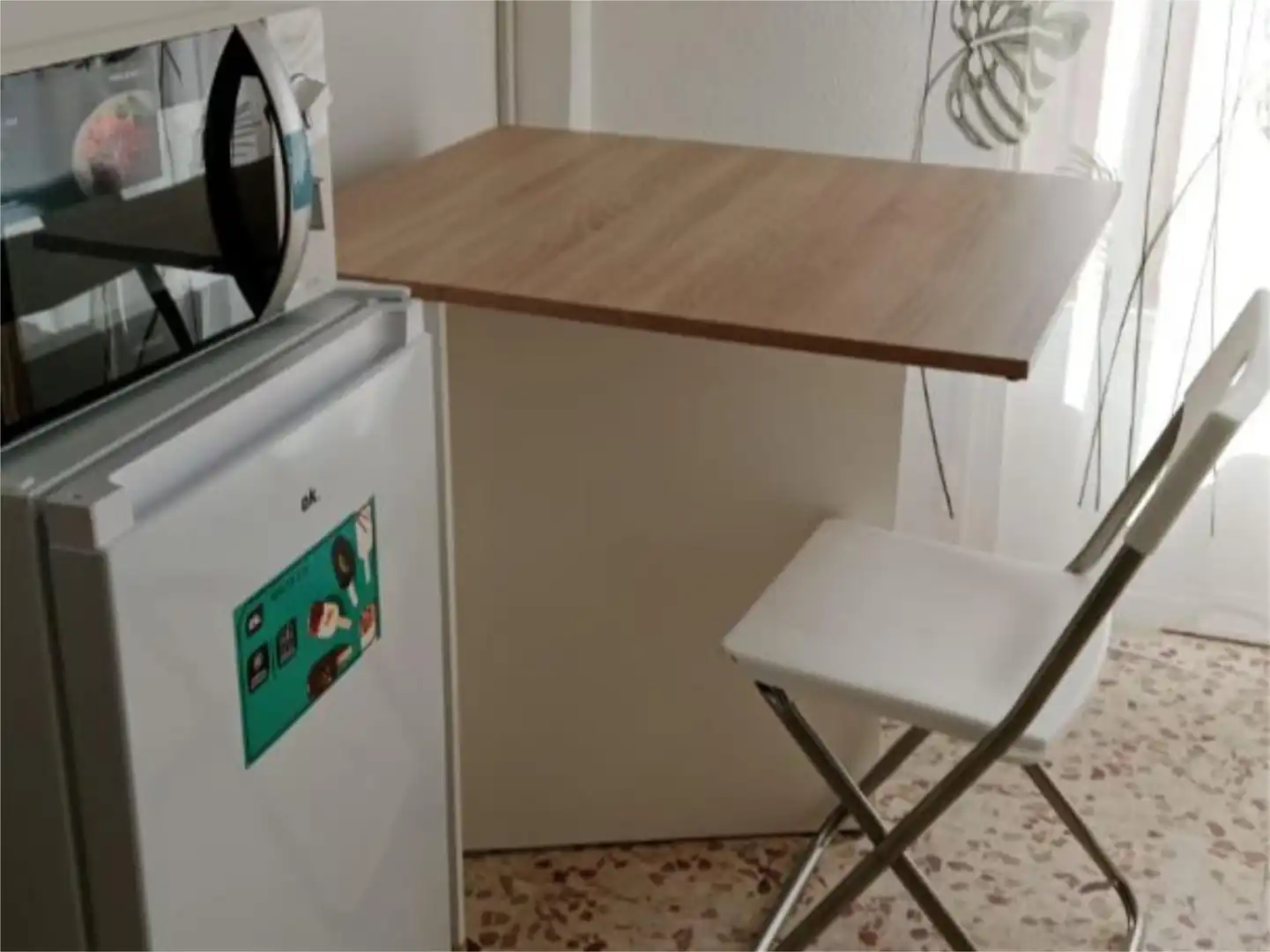 Kitchen of Flat for share in Ceutí  with Air Conditioner, Furnished and Balcony