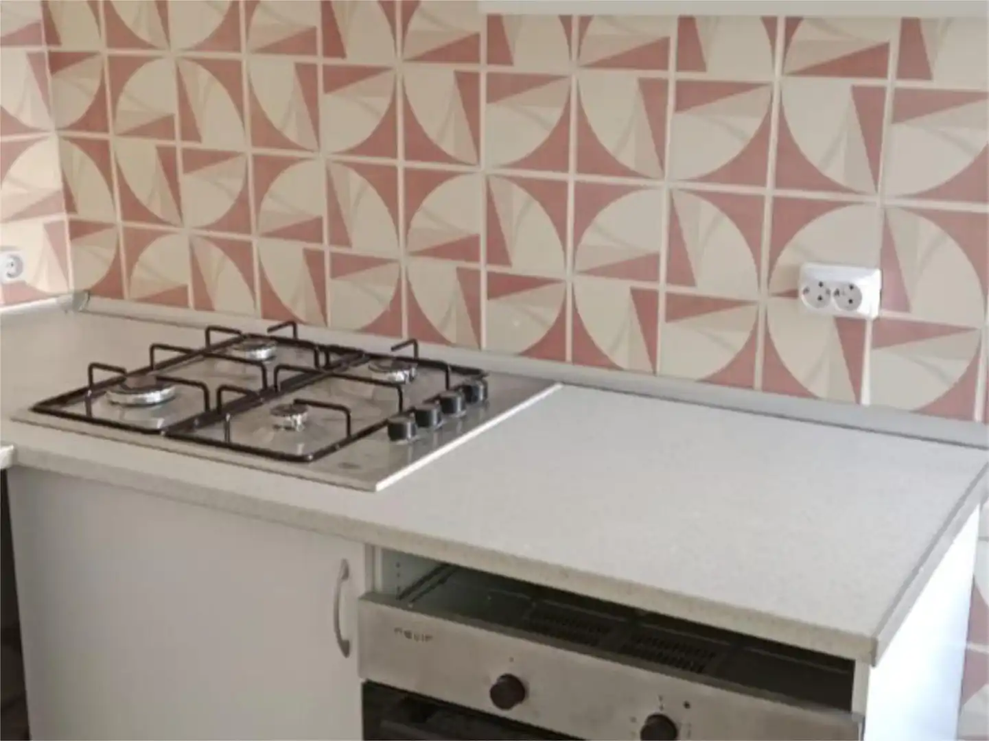 Kitchen of Flat for share in Ceutí  with Air Conditioner, Furnished and Balcony