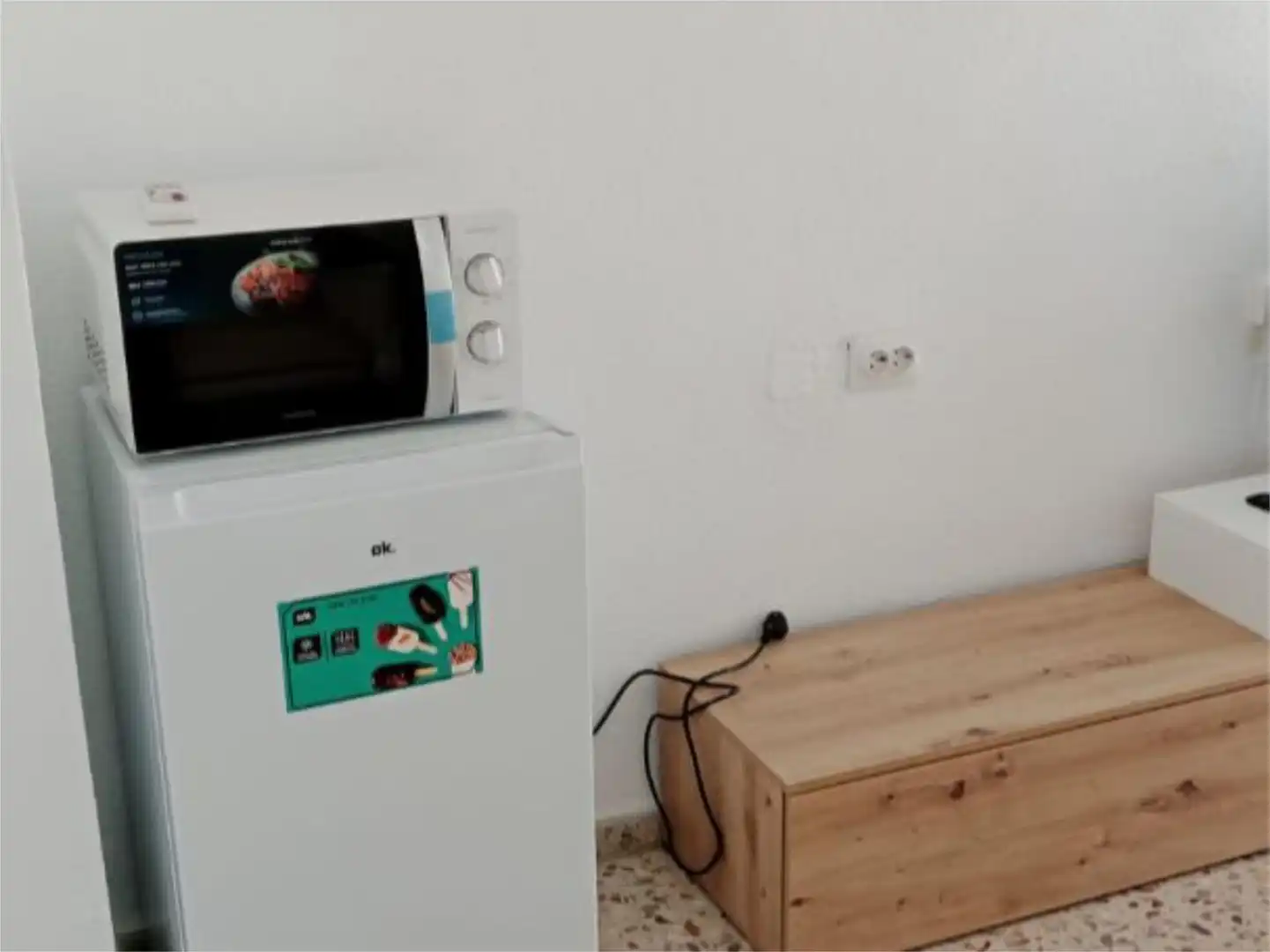 Kitchen of Flat for share in Ceutí  with Air Conditioner, Furnished and Balcony