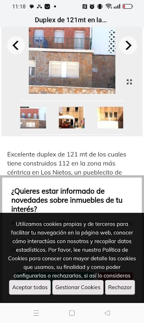 Exterior view of Single-family semi-detached for sale in Cartagena  with Terrace