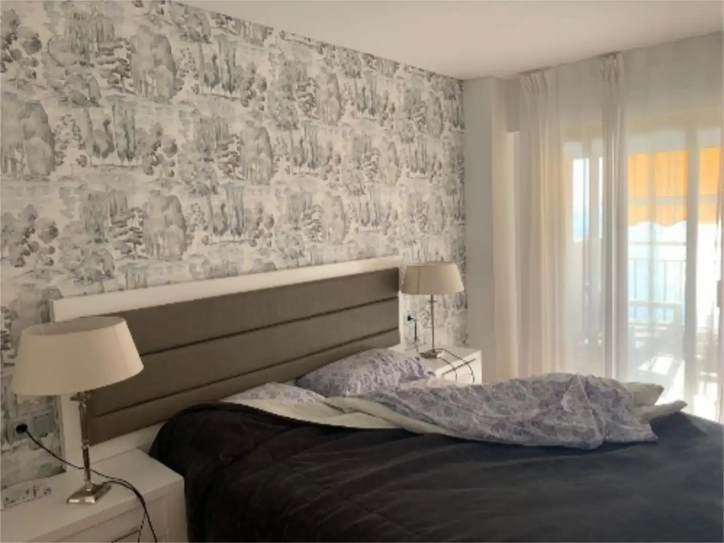 Wohnungen zur Miete in Calle Doctor Gálvez Ginachero, 11, Puerto Deportivo Schlafzimmer von Wohnungen zur Miete in Fuengirola mit Terrasse, Schwimmbad und Möbliert