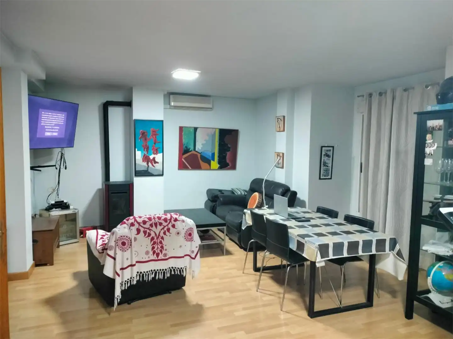 Piso en venta en Carrer del Surer, 4, Llutxent Sala de estar de Piso en venta en Llutxent con Aire acondicionado, Calefacción y Parquet