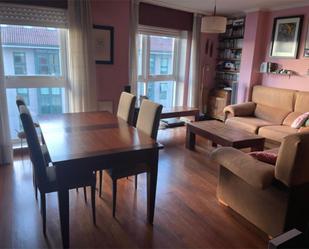 Dining room of Flat for sale in Santiago de Compostela   with Heating, Private garden and Parquet flooring