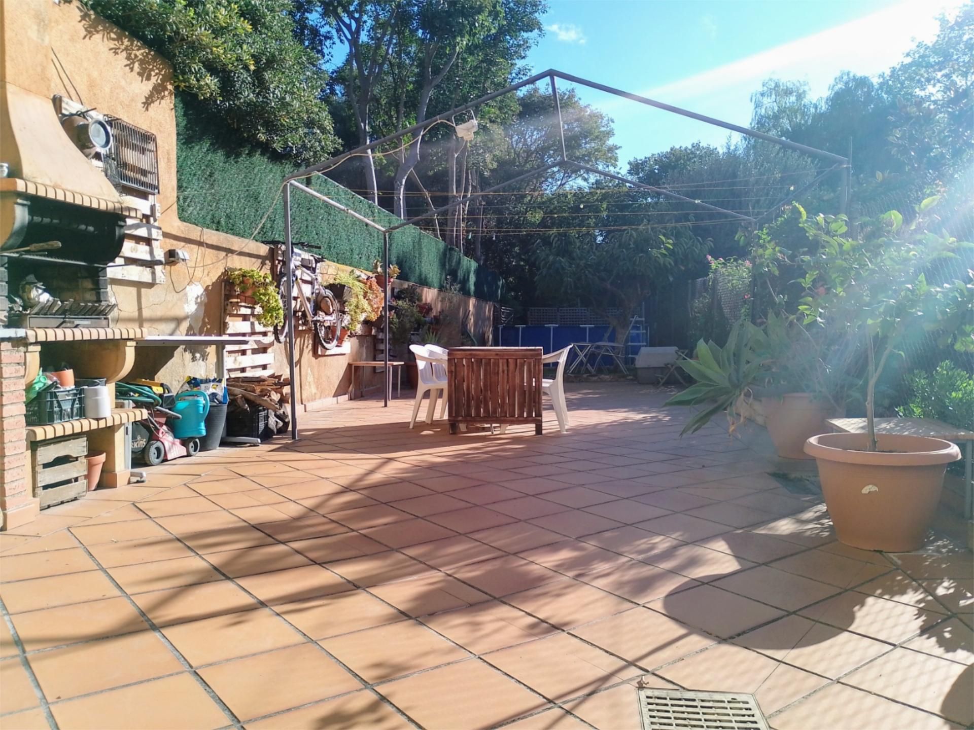 Terrace of Single-family semi-detached for sale in Esplugues de Llobregat  with Air Conditioner and Swimming Pool