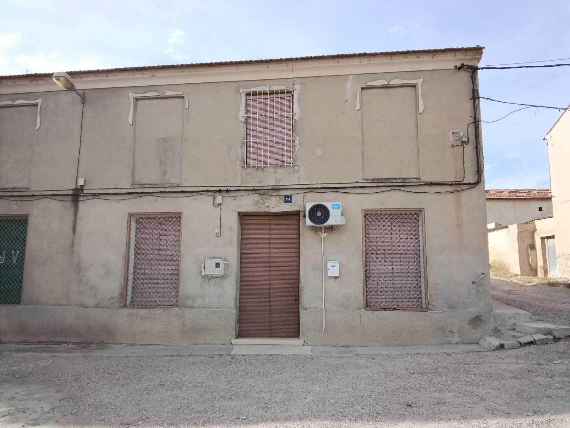 Exterior view of Single-family semi-detached for sale in Alguazas  with Air Conditioner and Terrace