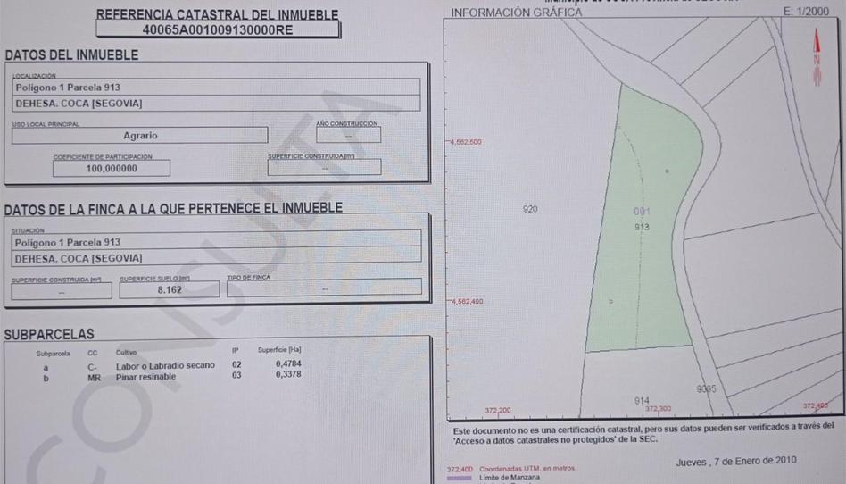 Country house for sale in Camino Moraleja de Coca, 25, Coca, Segovia - image 1 Photo 1 of Country house for sale in Camino Moraleja de Coca, 25, Coca, Segovia