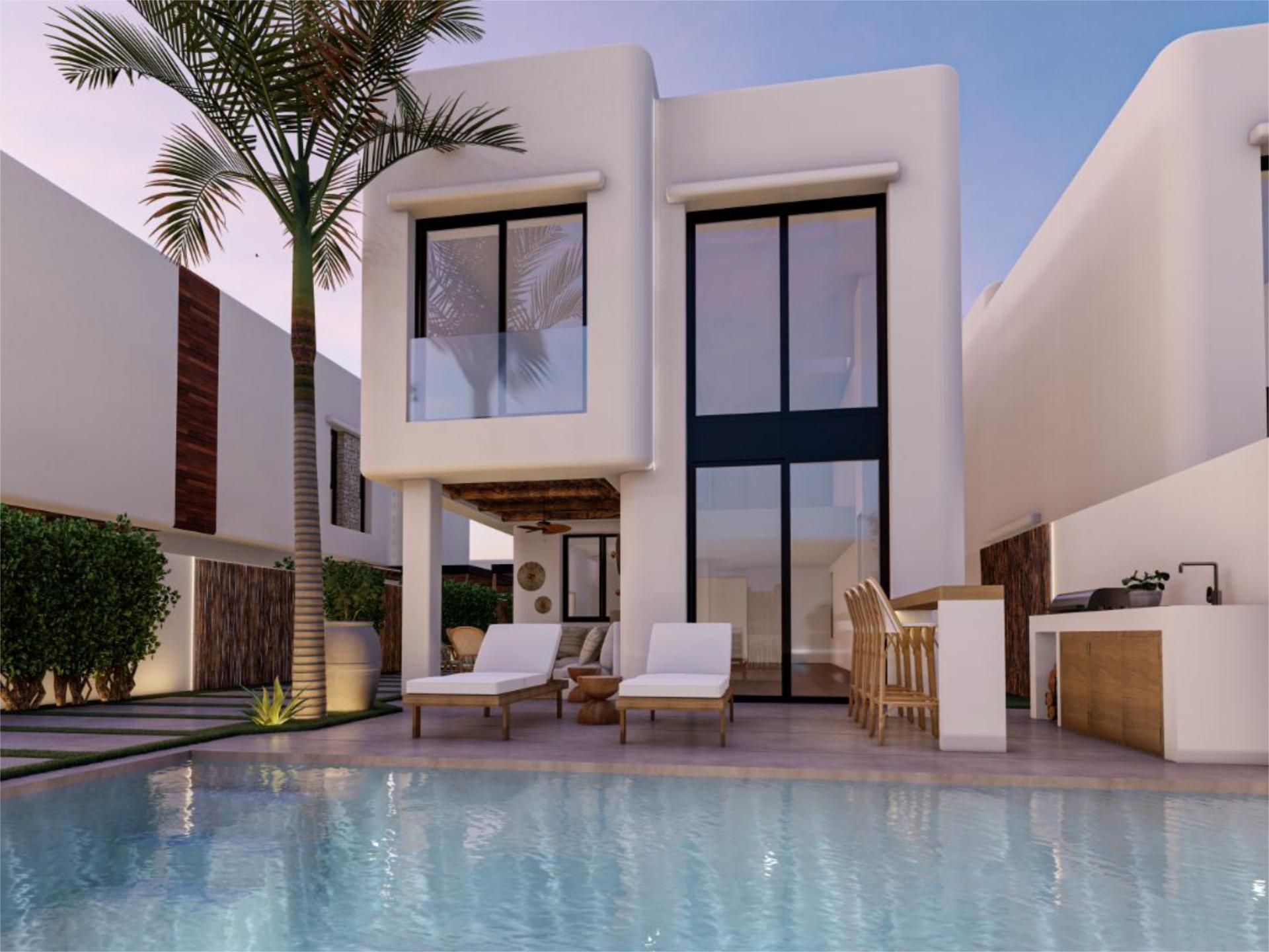 Exterior view of Flat for sale in L'Alfàs del Pi  with Air Conditioner, Heating and Private garden