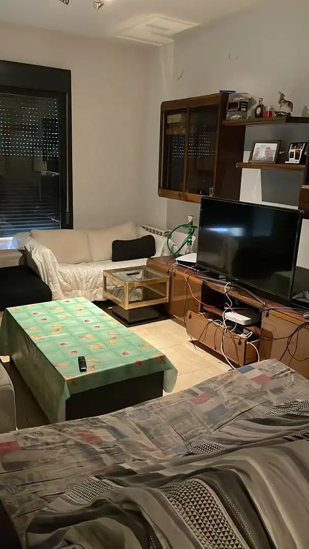 Habitación en Calle Dinero, 87, PAU de Carabanchel Sala de estar de Piso para compartir en Madrid con Aire acondicionado, Calefacción y Terraza