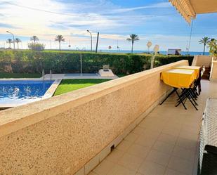 Jardí de Apartament en venda en Cunit amb Aire condicionat, Terrassa i Piscina