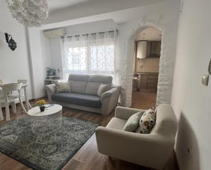 Sala d'estar de Apartament de lloguer en Málaga Capital amb Aire condicionat i Balcó