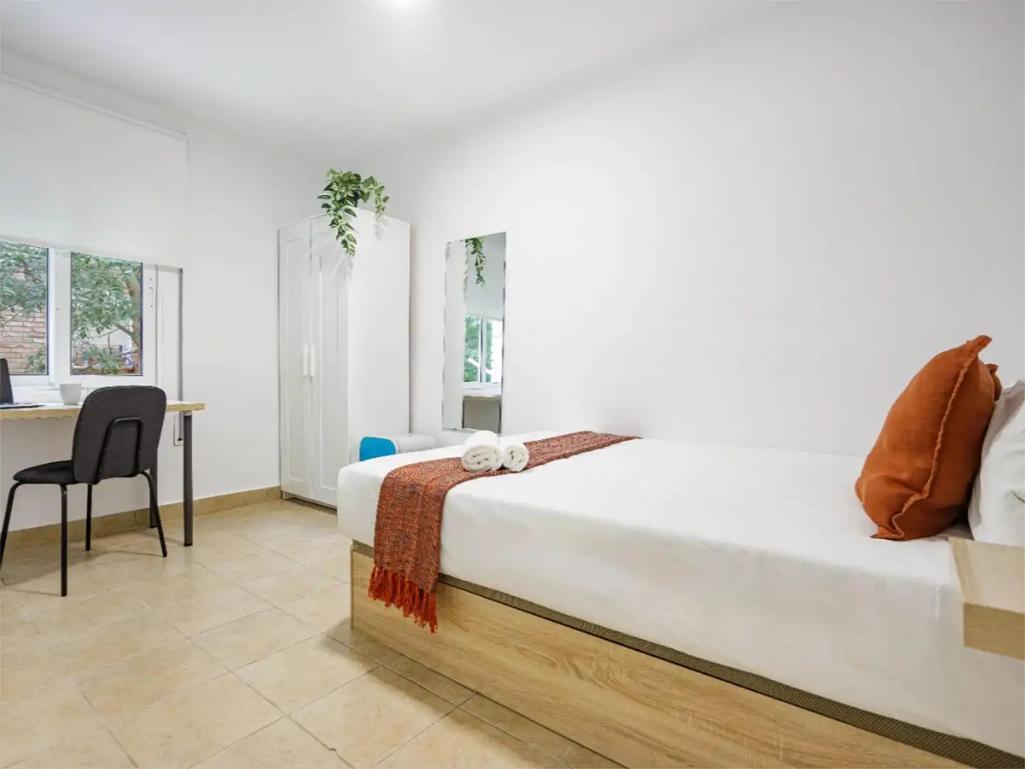 Bedroom of Flat for rent in Terrassa  with Furnished