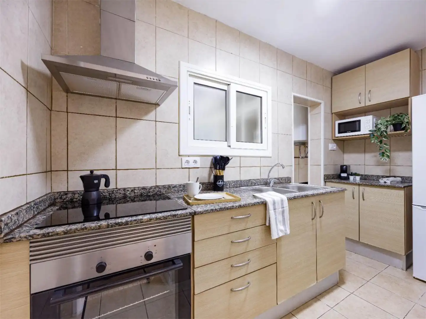 Kitchen of Flat for rent in Terrassa  with Furnished