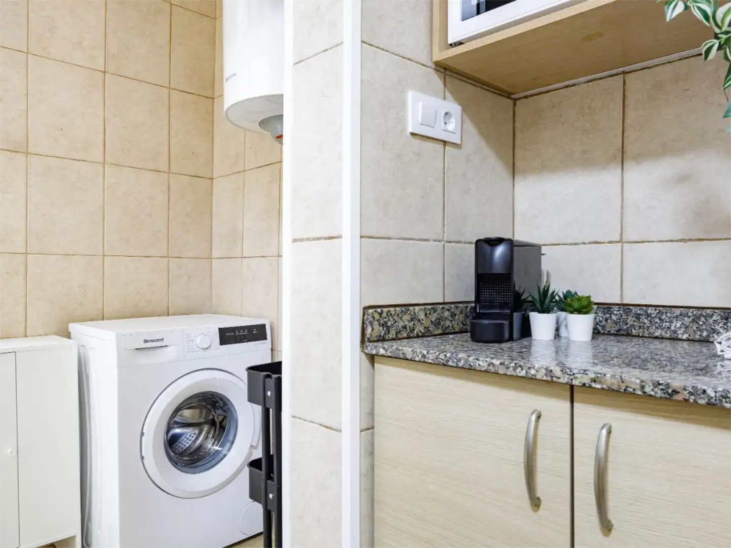Kitchen of Flat for rent in Terrassa  with Furnished