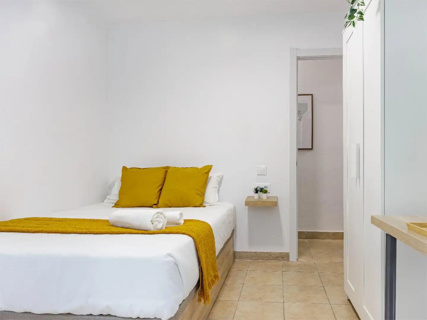 Bedroom of Flat for rent in Terrassa  with Furnished