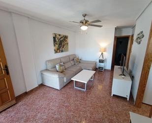 Living room of Flat to rent in Santa Pola  with Air Conditioner, Terrace and Swimming Pool