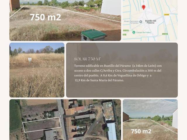 Terreno en Venta en Calle la Milla, 31 en Bustillo del Páramo