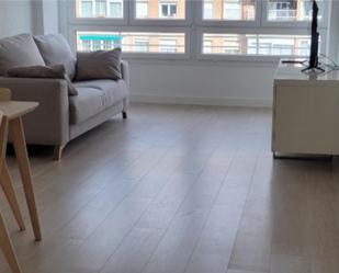 Living room of Flat to rent in  Madrid Capital  with Air Conditioner, Heating and Private garden