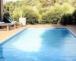 Swimming pool of House or chalet to rent in Olivella  with Air Conditioner, Heating and Private garden