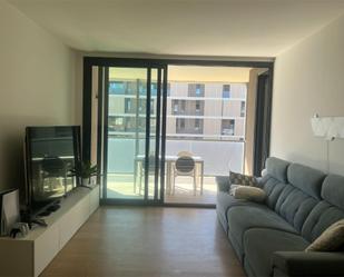 Living room of Flat to rent in L'Hospitalet de Llobregat  with Air Conditioner, Terrace and Balcony