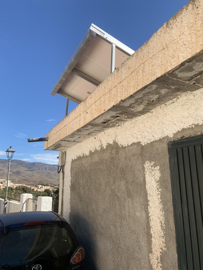 Vista exterior de Planta baixa en venda en Abla amb Jardí privat
