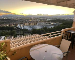 Vista exterior de Àtic en venda en Molina de Segura amb Aire condicionat, Terrassa i Piscina