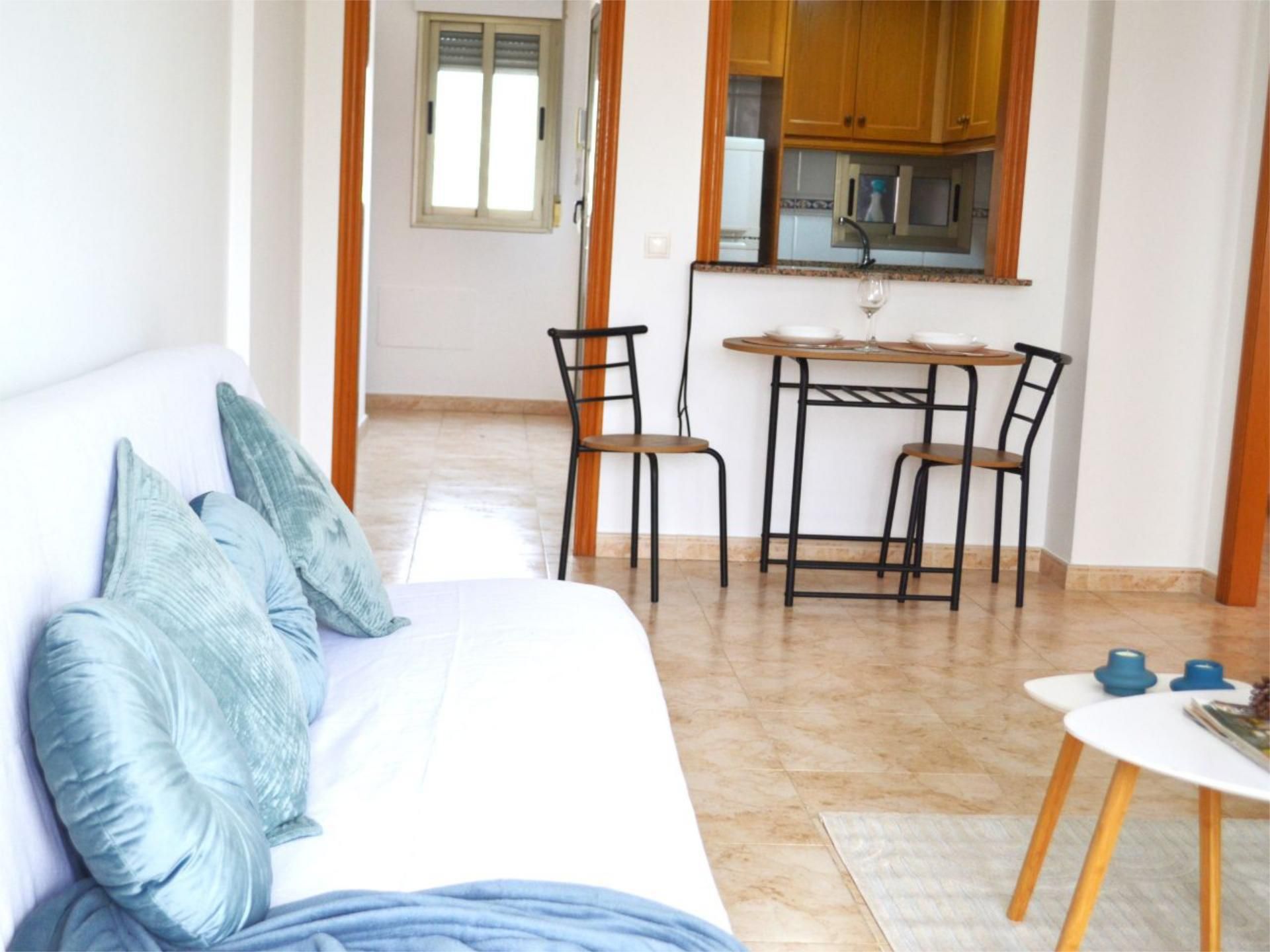 Bedroom of Flat for sale in Villajoyosa / La Vila Joiosa  with Air Conditioner, Heating and Private garden