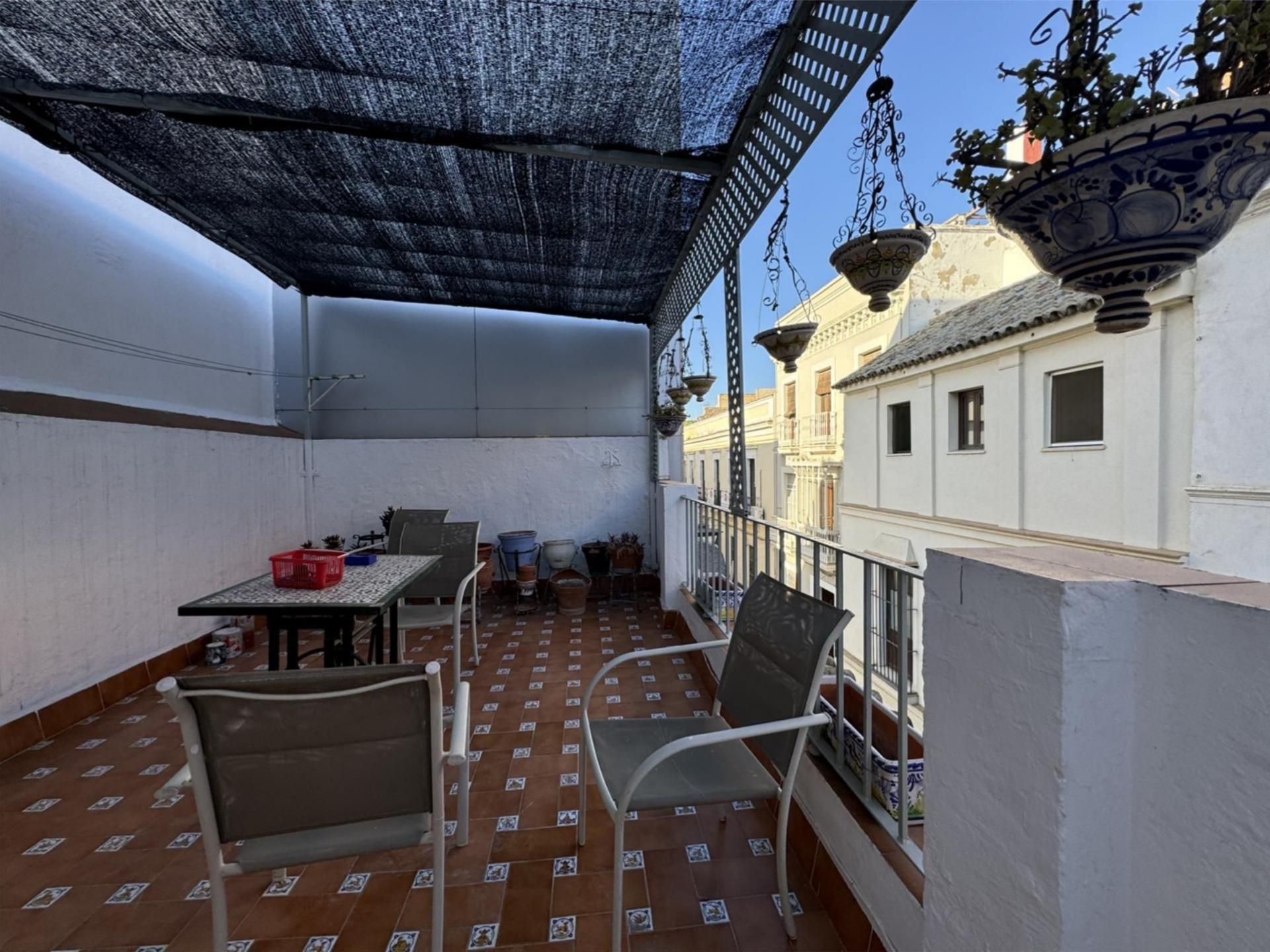 Terrace of Single-family semi-detached for sale in  Sevilla Capital  with Air Conditioner, Terrace and Storage room