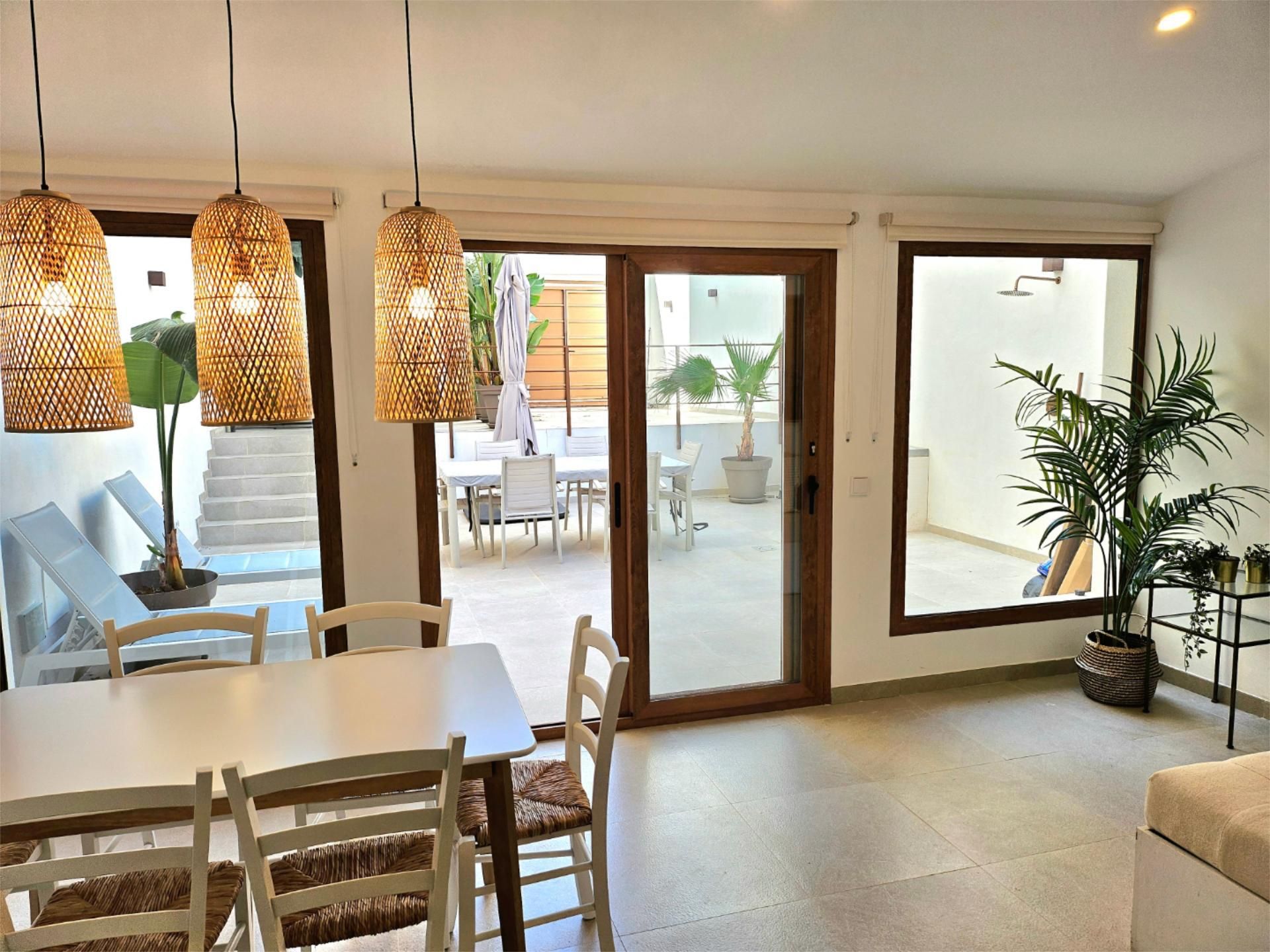 Dining room of Single-family semi-detached for sale in Ses Salines  with Air Conditioner and Terrace