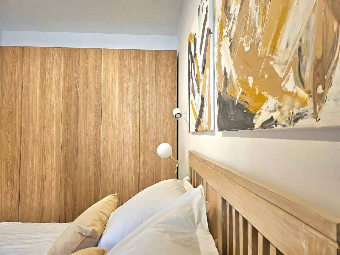Schlafzimmer von Einfamilien-Reihenhaus zum Verkauf in Ses Salines mit Klimaanlage und Terrasse