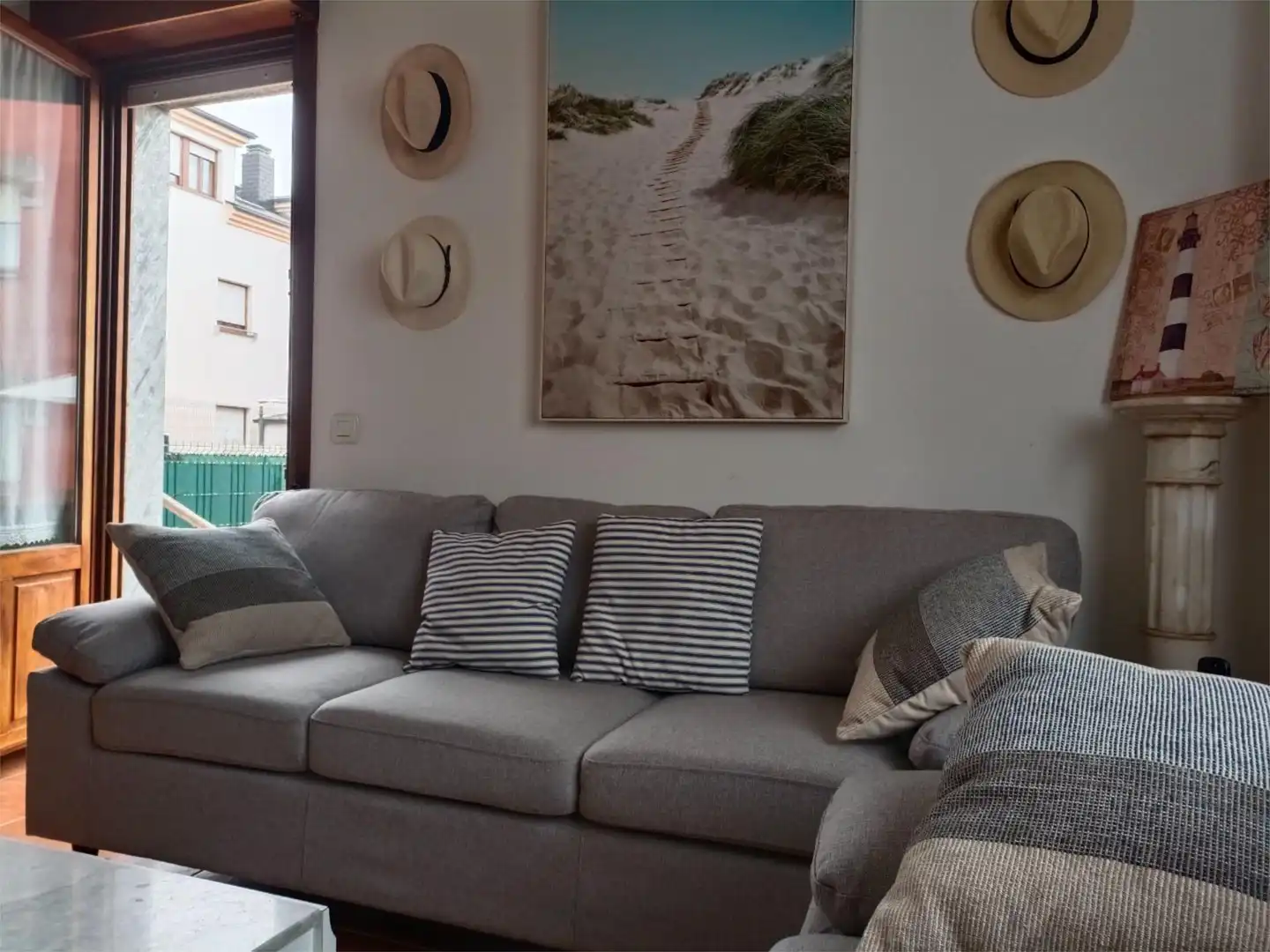 Living room of Flat for sale in Tapia de Casariego  with Heating, Parquet flooring and Terrace