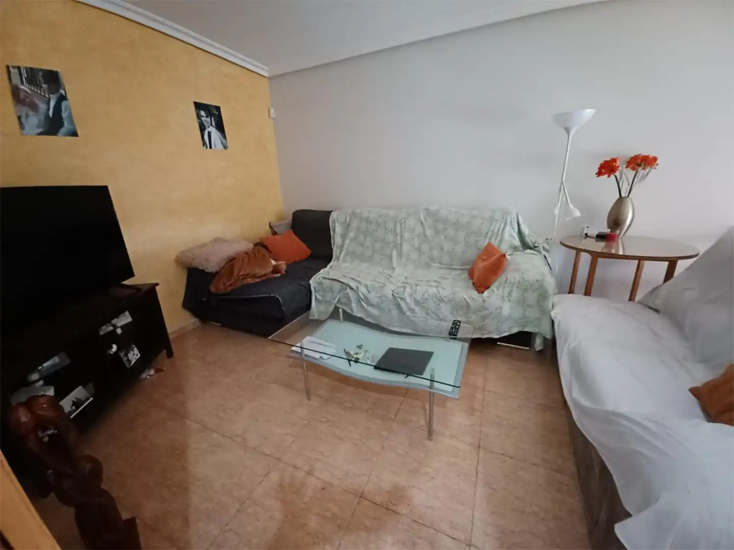 Sala de estar de Piso para compartir en Murcia con Amueblado, Horno y Lavadora