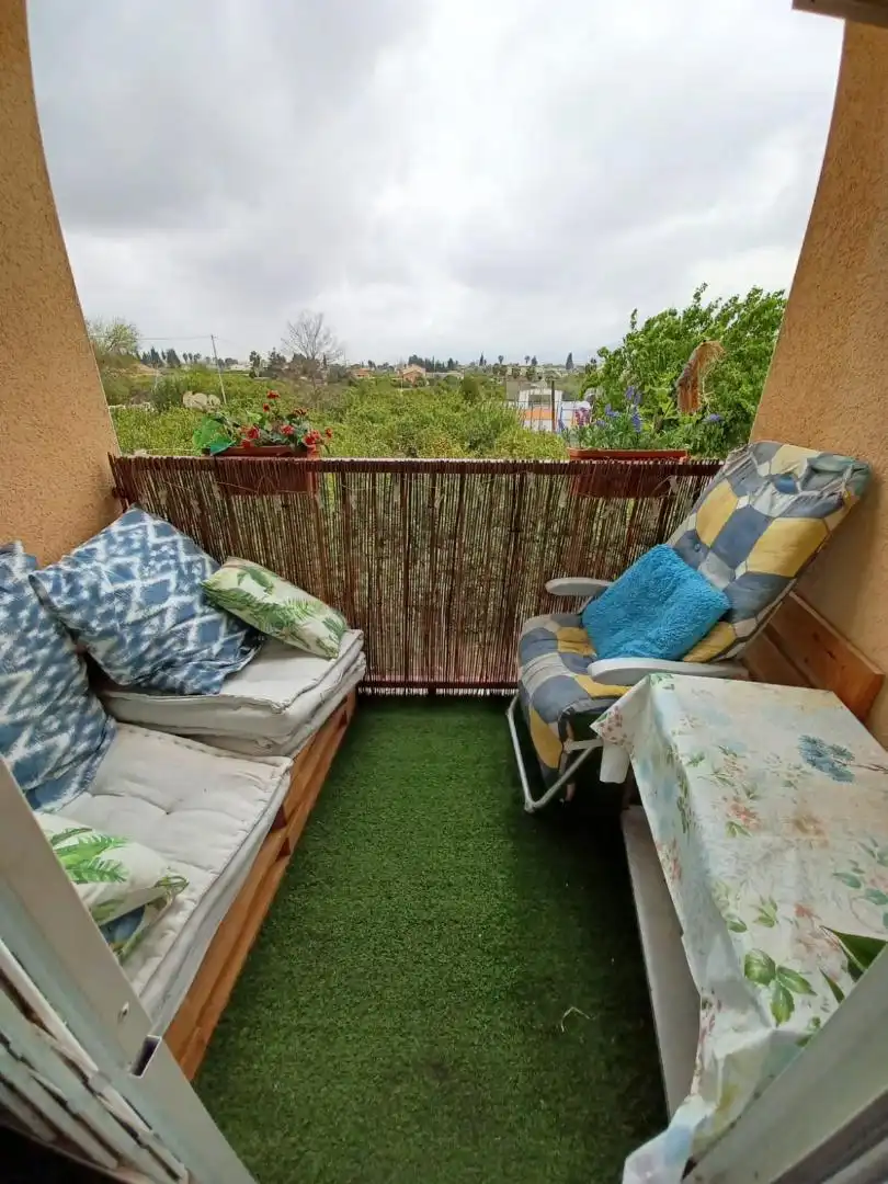 Terraza de Piso para compartir en Murcia con Amueblado, Horno y Lavadora