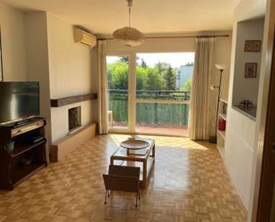 Living room of Flat to rent in  Madrid Capital  with Air Conditioner and Terrace