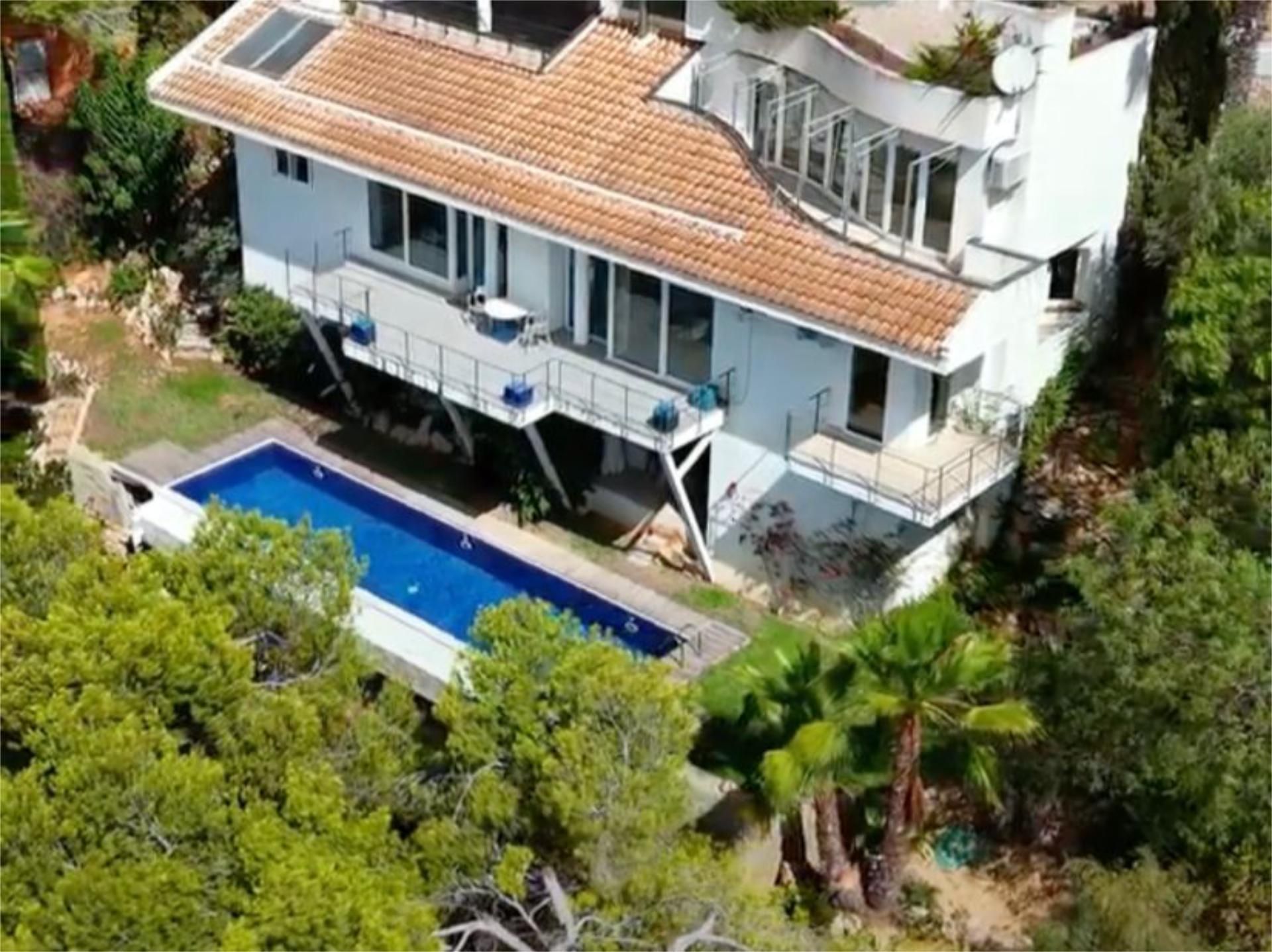 Exterior view of House or chalet for sale in Jávea / Xàbia  with Air Conditioner, Terrace and Swimming Pool
