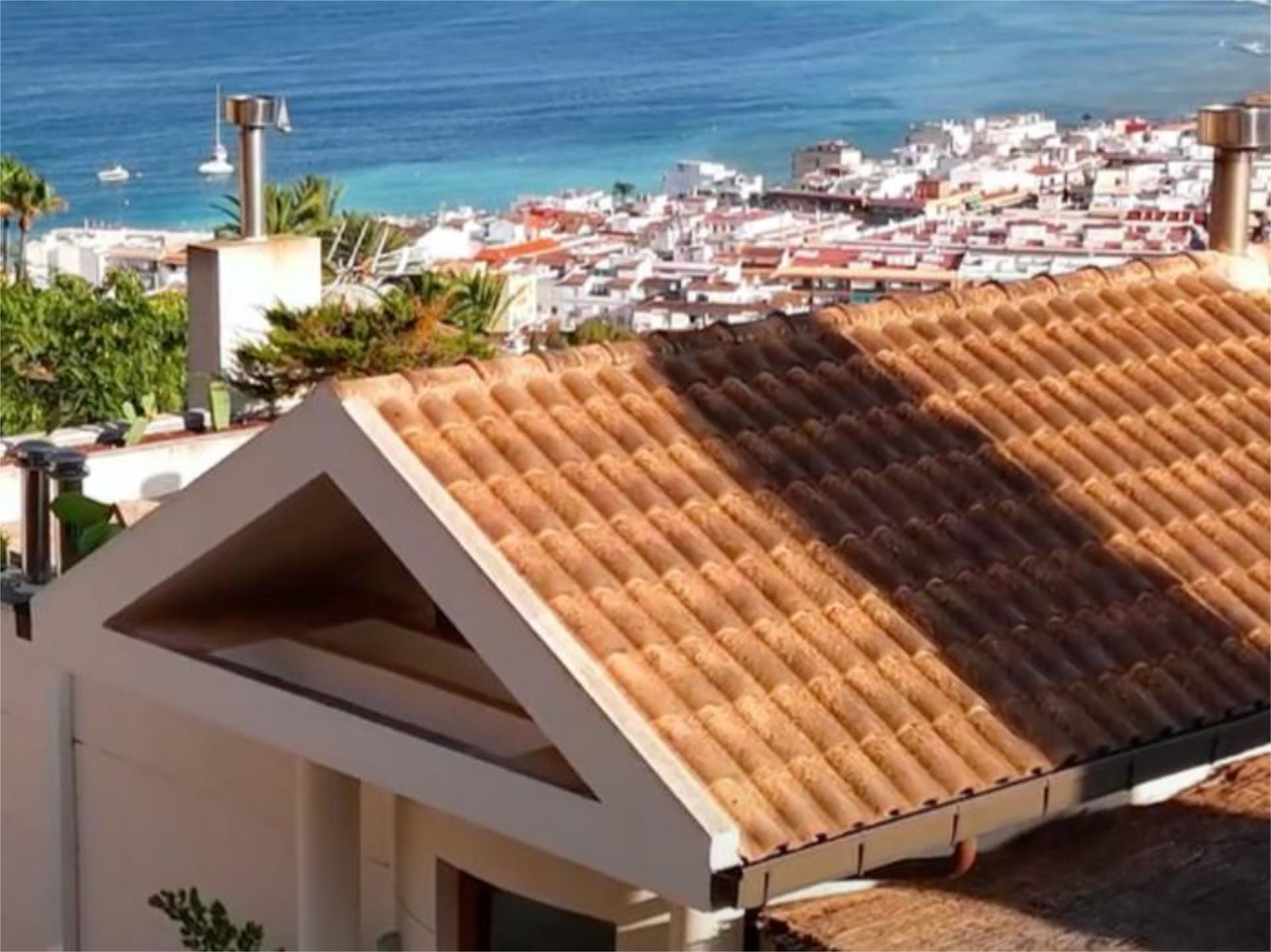 Vista exterior de Casa o xalet en venda en Jávea / Xàbia amb Aire condicionat, Terrassa i Piscina