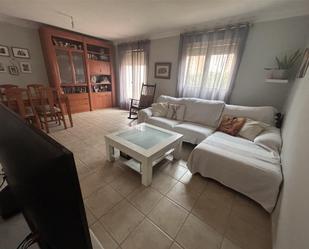 Living room of Single-family semi-detached for sale in Sariegos  with Heating, Parquet flooring and Terrace