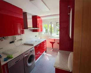 Kitchen of Flat to rent in  Madrid Capital  with Air Conditioner