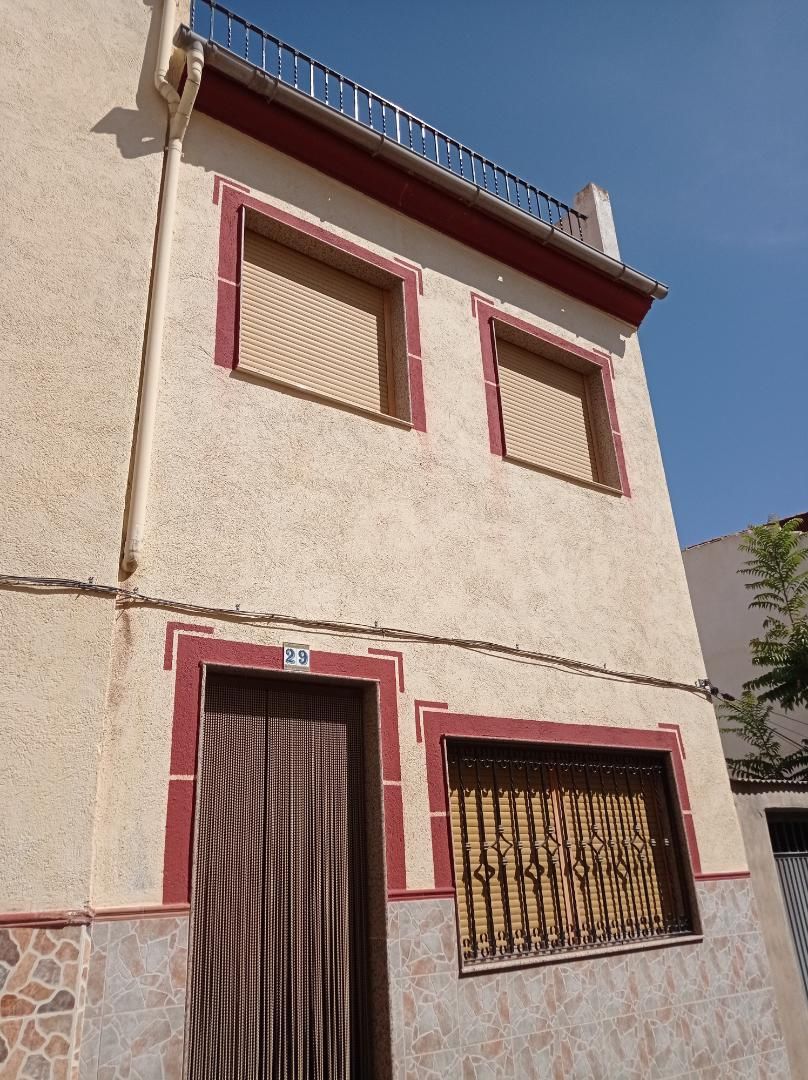 Exterior view of Single-family semi-detached for sale in Bélmez de la Moraleda  with Furnished, Oven and Washing machine