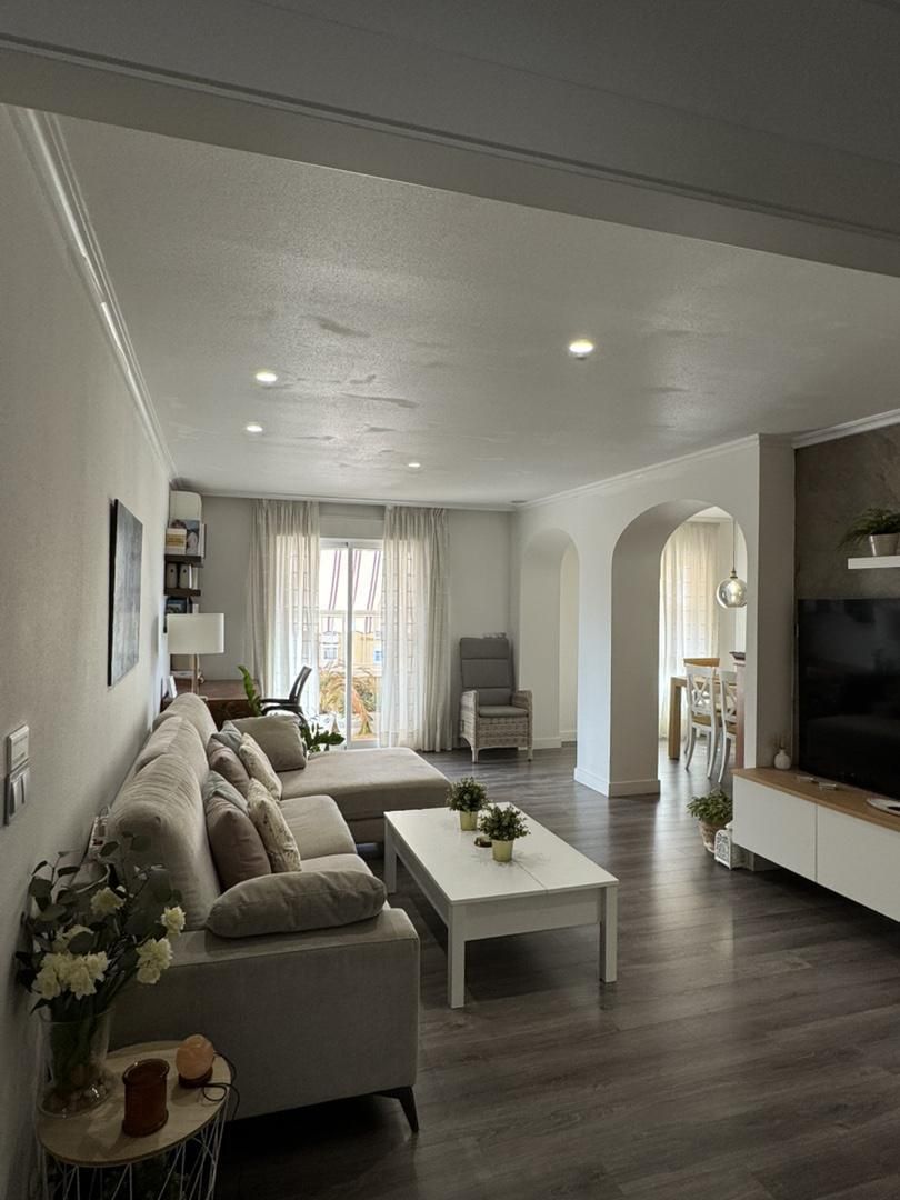 Living room of Flat for sale in Elche / Elx  with Air Conditioner, Terrace and Balcony