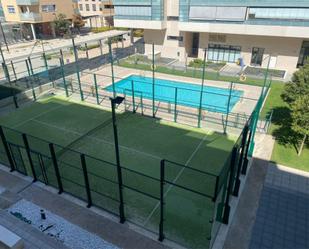 Swimming pool of Flat for sale in  Zaragoza Capital  with Air Conditioner, Terrace and Swimming Pool