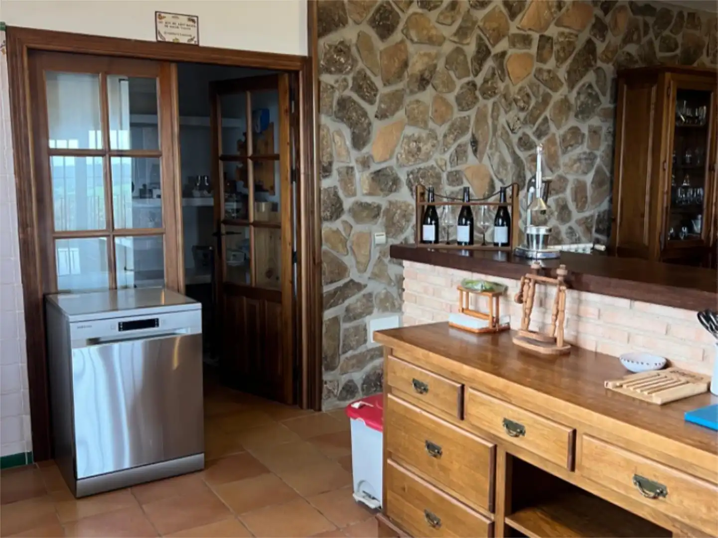 Casa o xalet en venda a CM-3200, 10, Castellar de Santiago Cuina de Casa o xalet en venda en Castellar de Santiago amb Aire condicionat, Calefacció i Jardí privat