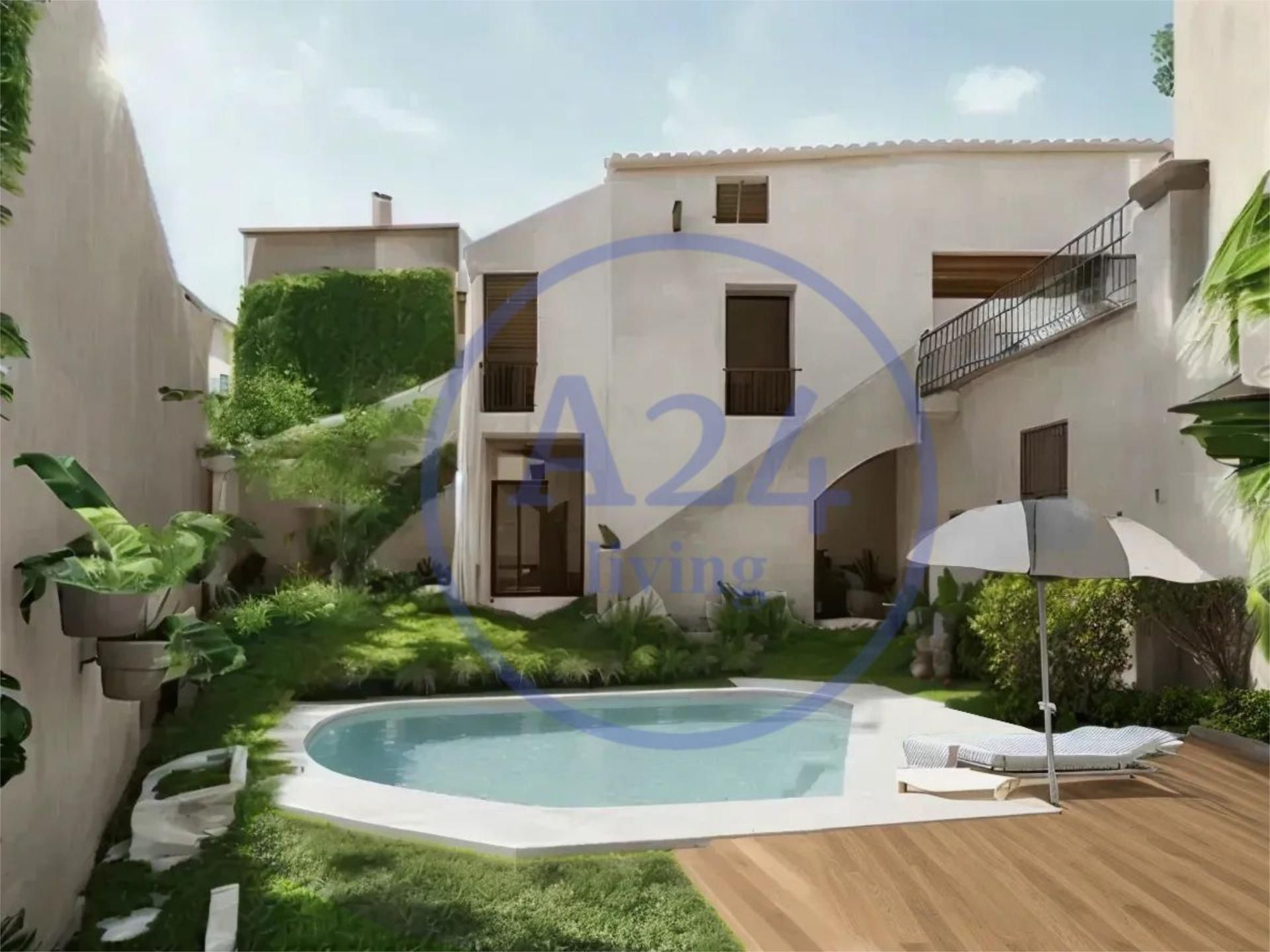 Swimming pool of Single-family semi-detached for sale in Rocafort de Queralt  with Terrace and Balcony